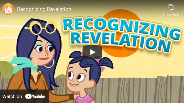 Video “Recognizing Revelation”