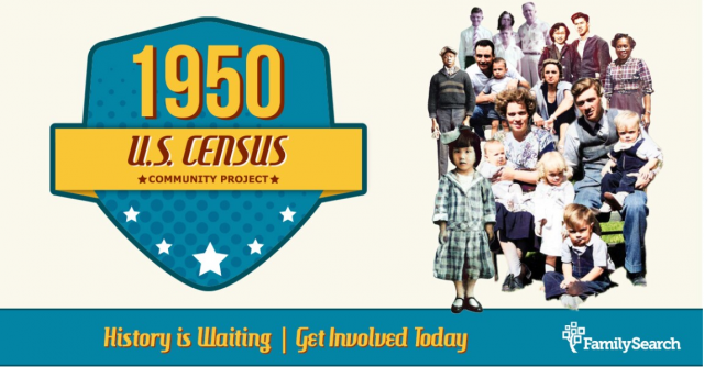 Learn About and Participate in the 1950 U. S. Census Project