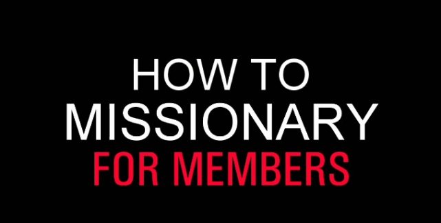 Video: How to Be a Member Missionary