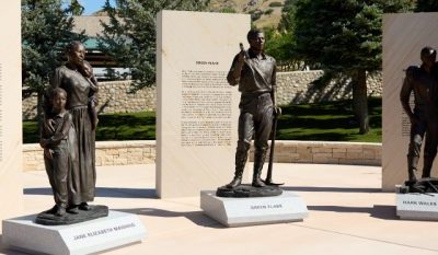 President Ballard Dedicates New Monument to Black Pioneers