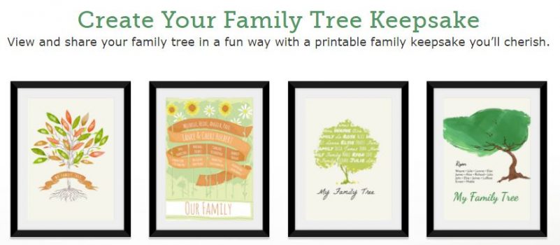 Create Your Free Family Tree Keepsake
