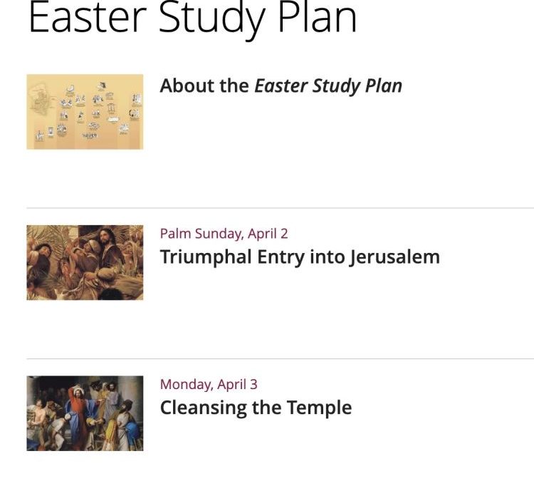 New Easter Resources to Study the Final Week of Jesus’s Mortal Ministry