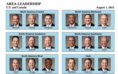First Presidency Announces 2023 Area Leadership Assignments