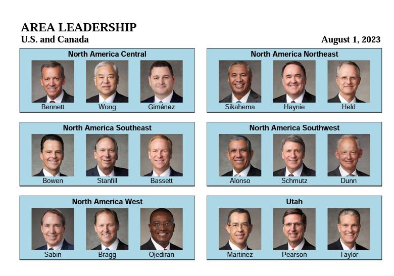 First Presidency Announces 2023 Area Leadership Assignments