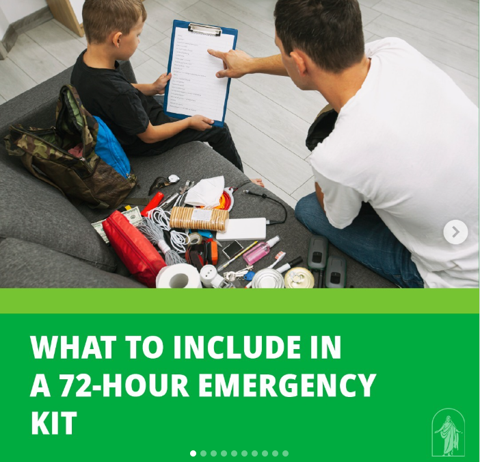 What To Include In a 72-Hour Emergency Kit