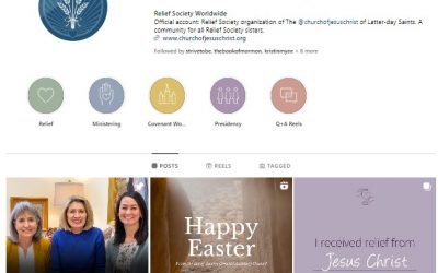 Relief Society General Presidency Launches Worldwide Social Media Channel