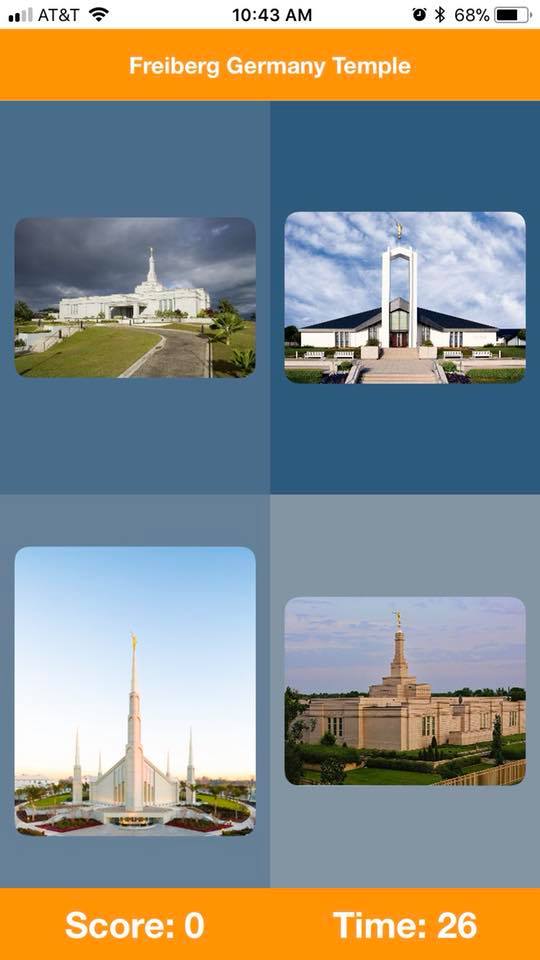 Find the Temple Quiz Game