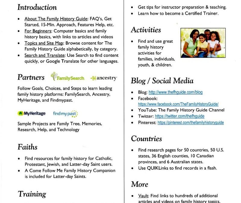 family history guide