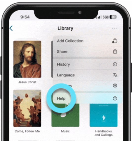 Gospel Library Has a New In-app Help Section