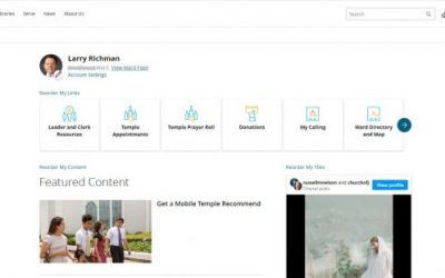 What is the Personalized “My Home” Page on ChurchofJesusChrist.org?