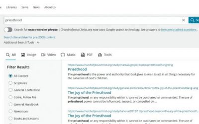 How To Search on ChurchofJesusChrist.org