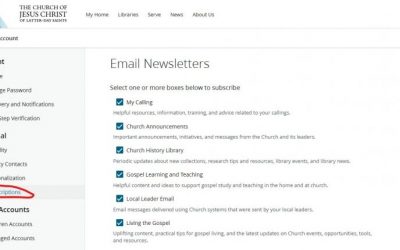 Church Email Subscriptions