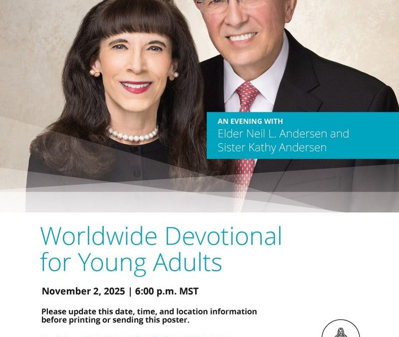 Worldwide Devotional for Young Adults, “The Prophet and the Temple Point Us to Jesus Christ,” November 2, 2025