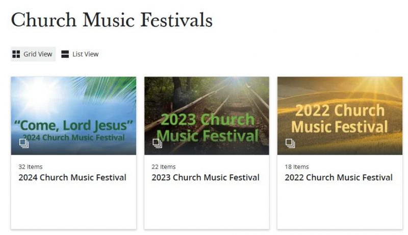 church-music-festivals