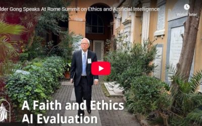 Elder Gong Invites Faith and Ethics Evaluation of Artificial Intelligence Models