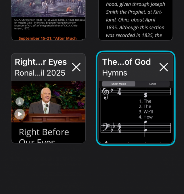 How To Use Multiple Windows in Gospel Library