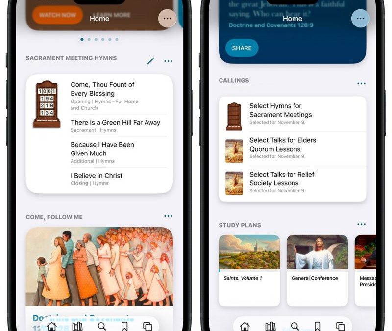How To Post Hymns and Lesson Schedules in the Gospel Library App