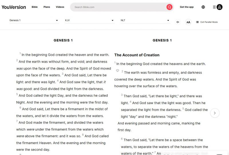 parallel-bible-editions