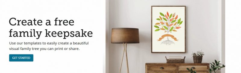 Free Keepsake Templates for Family Trees