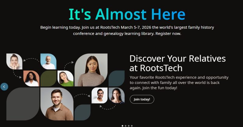 FamilySearch’s RootsTech 2026 Begins Next Week