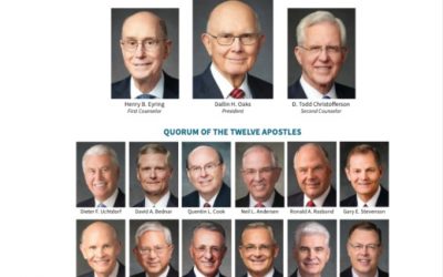 Download an Updated March 2026 Chart of General Authorities and General Officers