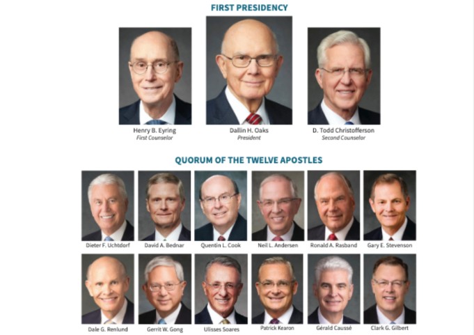 Download an Updated March 2026 Chart of General Authorities and General Officers