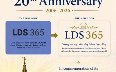LDS365 Celebrates 20th Anniversary With New Design