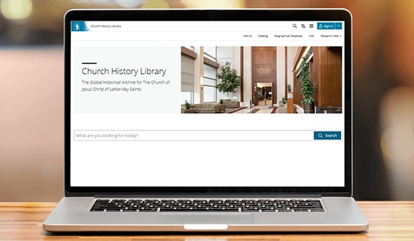 church-history-library-website